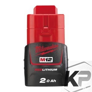 Milwaukee® Akumulator M12™ 2,0 Ah | Akumulatory litowe do elektronarzędzi M12 B2 — M12 B2