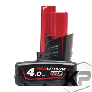 Milwaukee® Akumulator M12™ 4,0 Ah | Akumulatory litowe do elektronarzędzi  M12 B4 — M12 B4