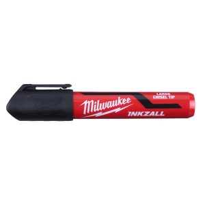 Milwaukee® Markery — INKZALL Black L Chisel Tip Marker