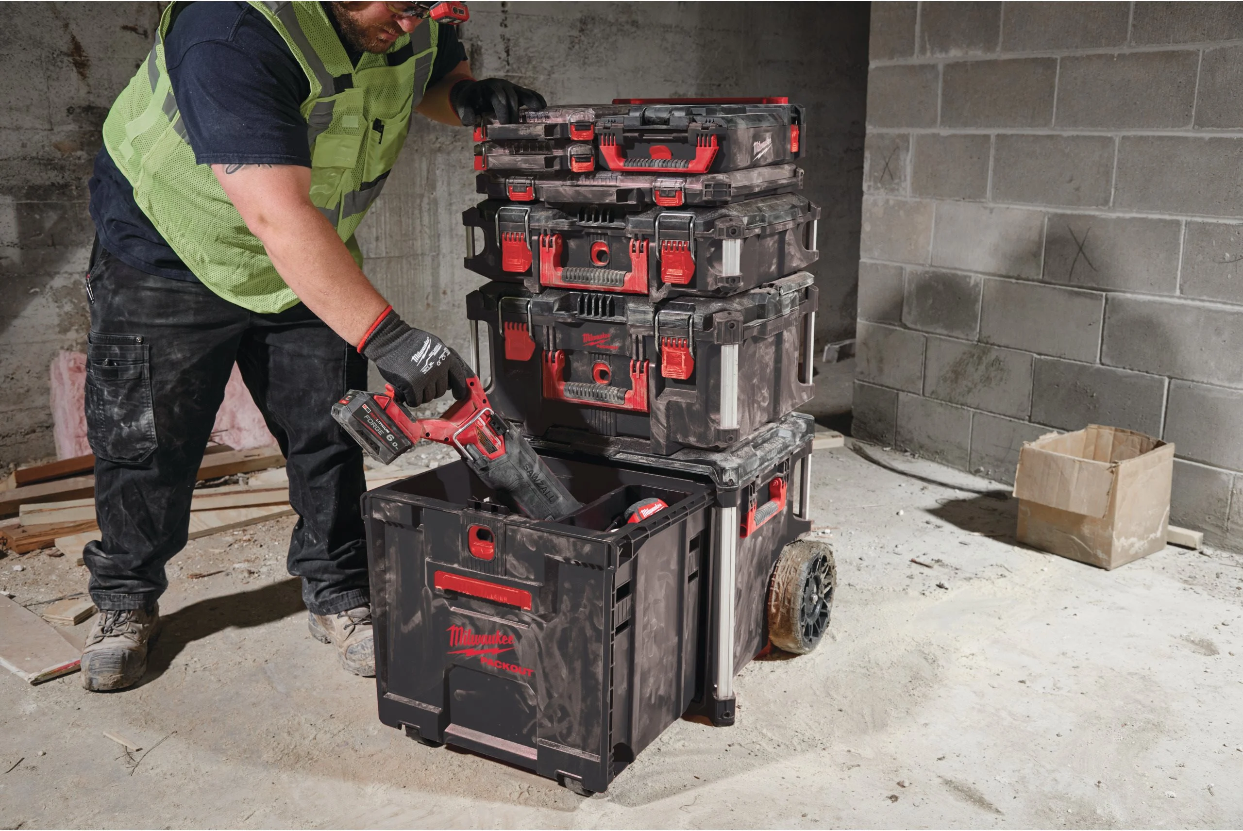 Milwaukee® PACKOUT™ Przechowywanie na kółkach — Packout Rolling Drawer - obrazek 2