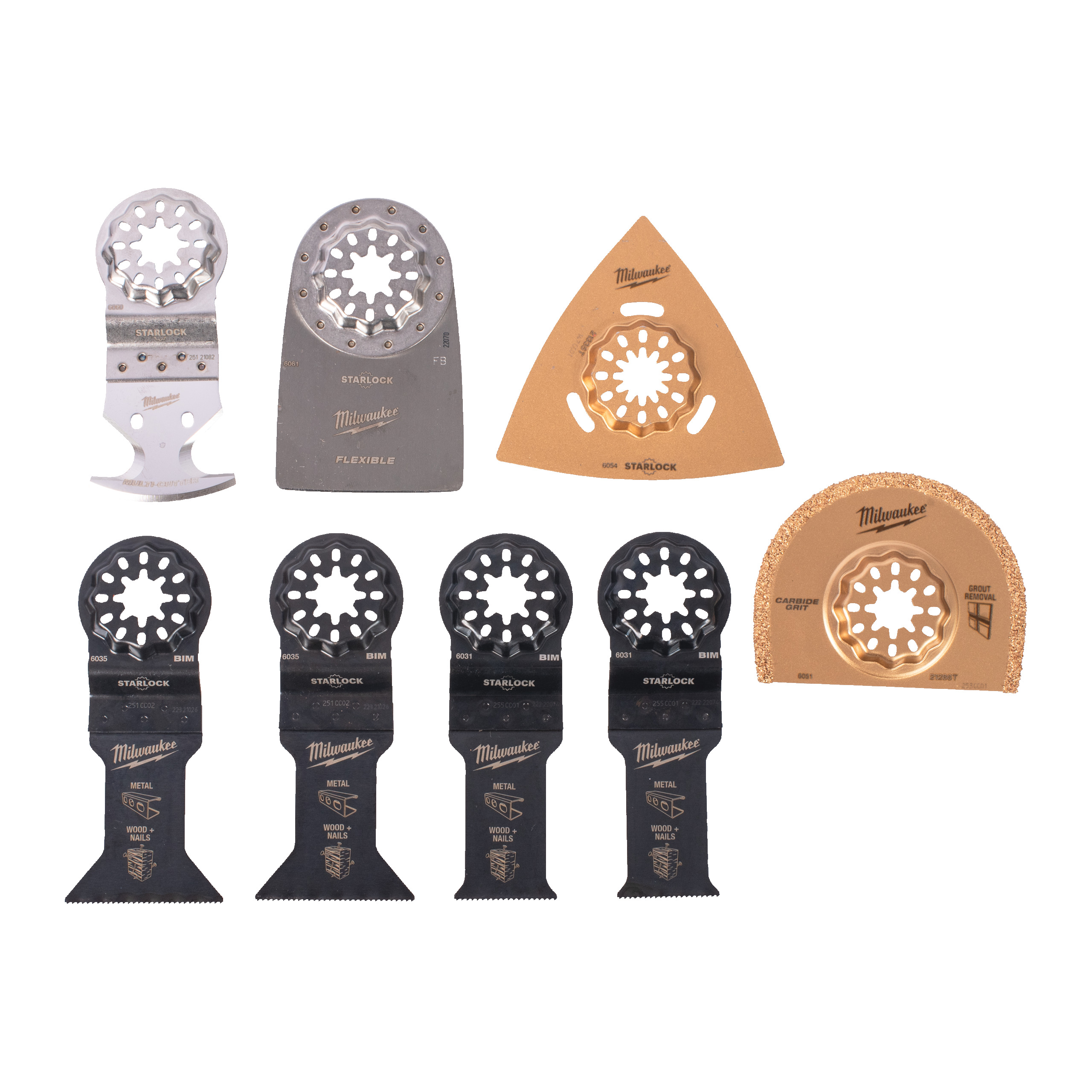 Milwaukee® Zestawy ostrzy do narzędzi wielofunkcyjnych — Renovation 8pc Set - 8pc - obrazek 2