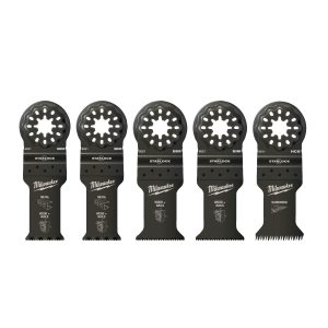 Milwaukee® Zestawy ostrzy do narzędzi wielofunkcyjnych — Wood & Metal Set - 5 pc