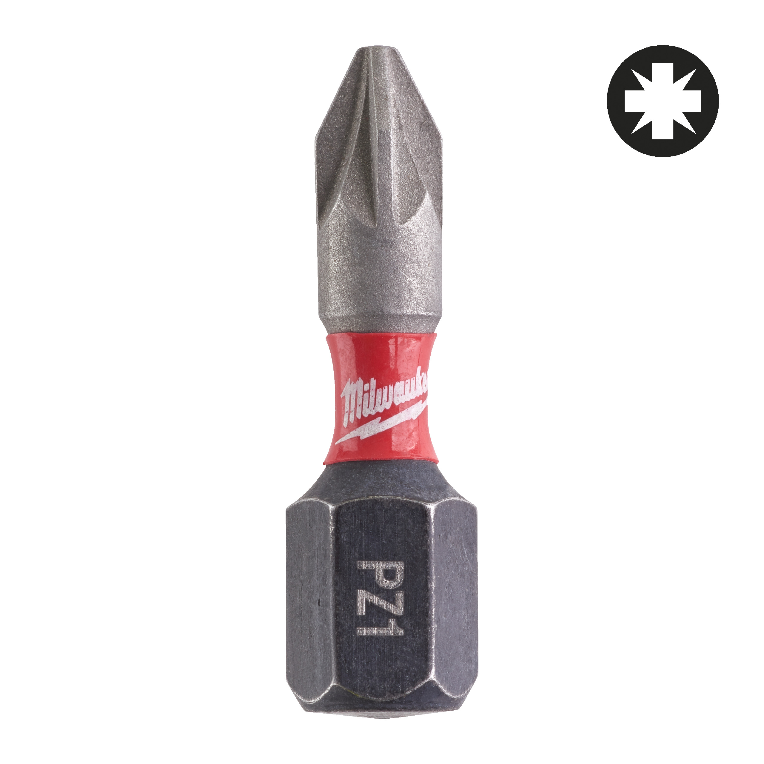 Milwaukee® Bity udarowe SHOCKWAVE™ — Shockwave PZ1 x 25 mm - 2 pcs