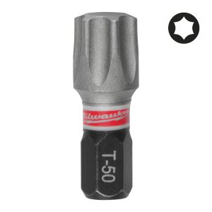 Milwaukee® Bity udarowe SHOCKWAVE™ — CD Tic Tac TX50 x 25 mm (15 pcs) - 10 pcs
