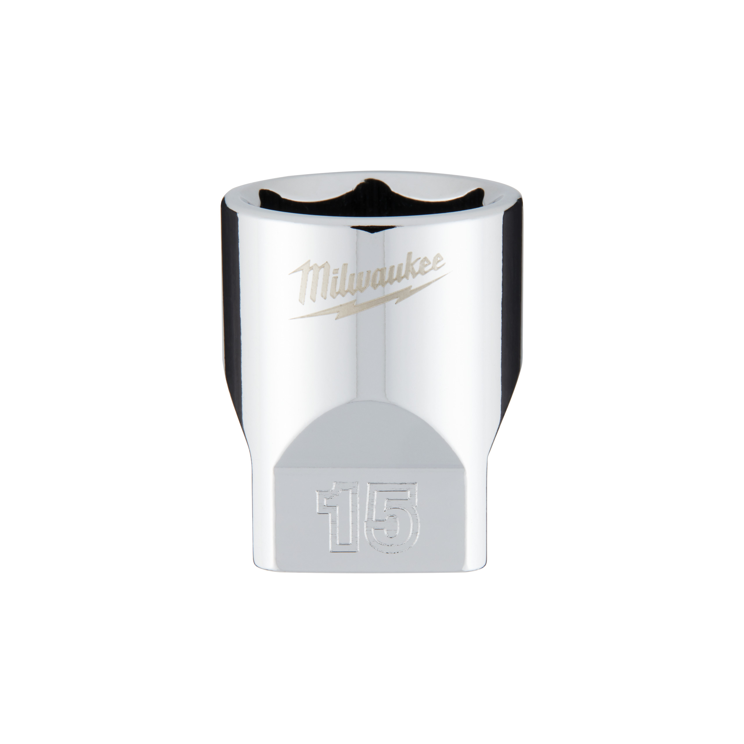 Milwaukee® 1/4 Drive Sockets — 1/4 Drive Socket - Metric Standard - 15 mm
