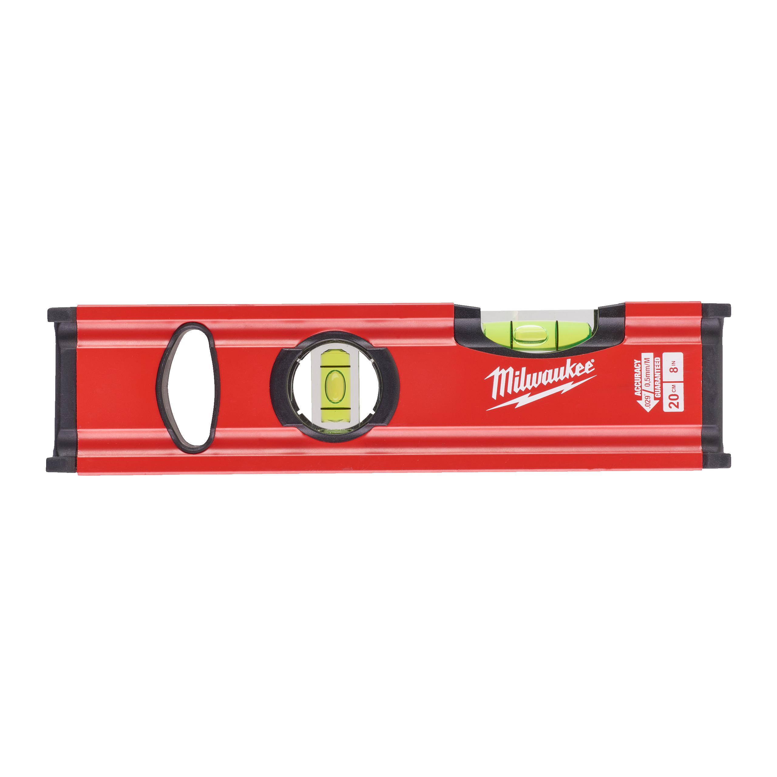 Milwaukee® Poziomice Box — 20cm Mag Slim Level - 10pc