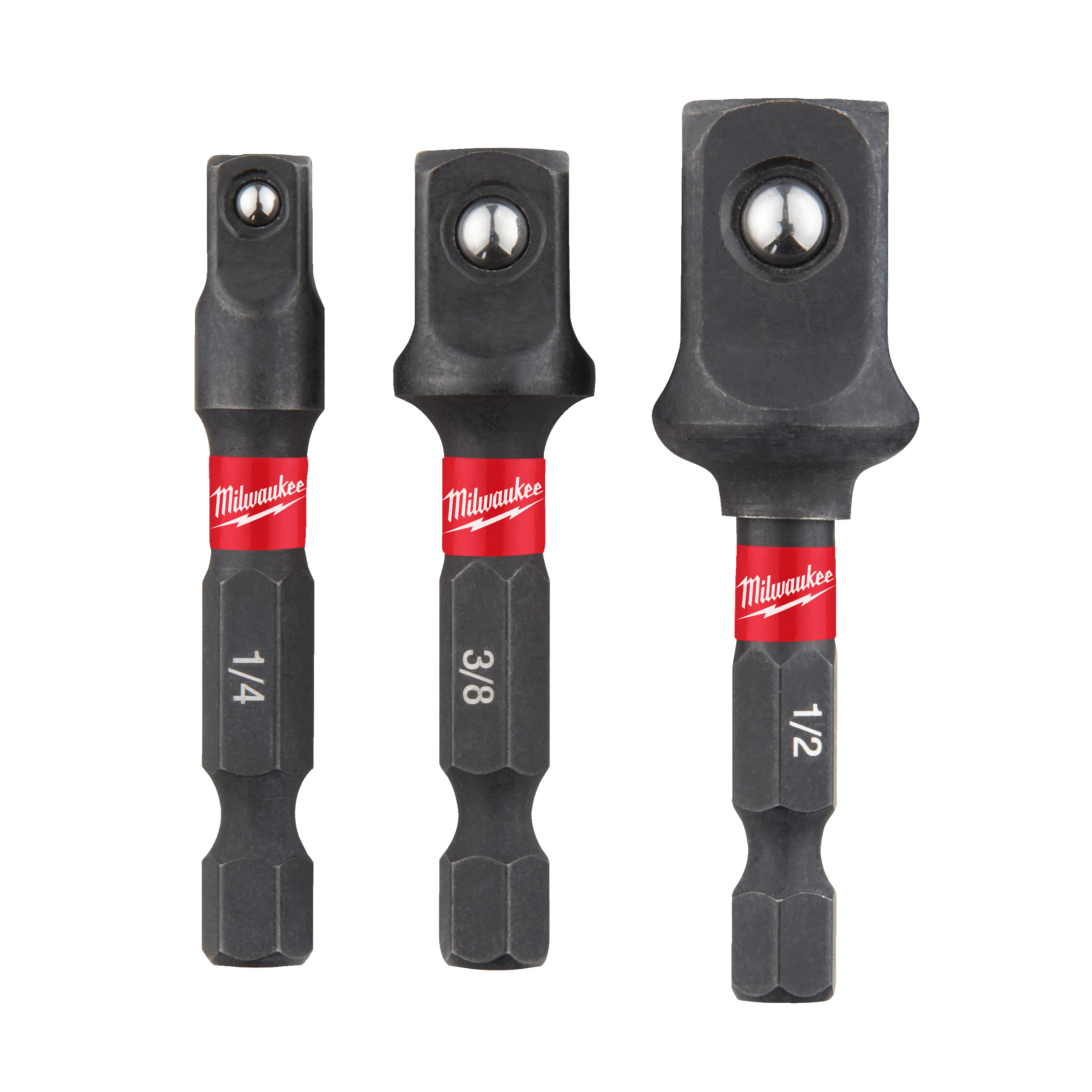 Milwaukee® Bity udarowe SHOCKWAVE™ — Impact adaptor set - 3pc