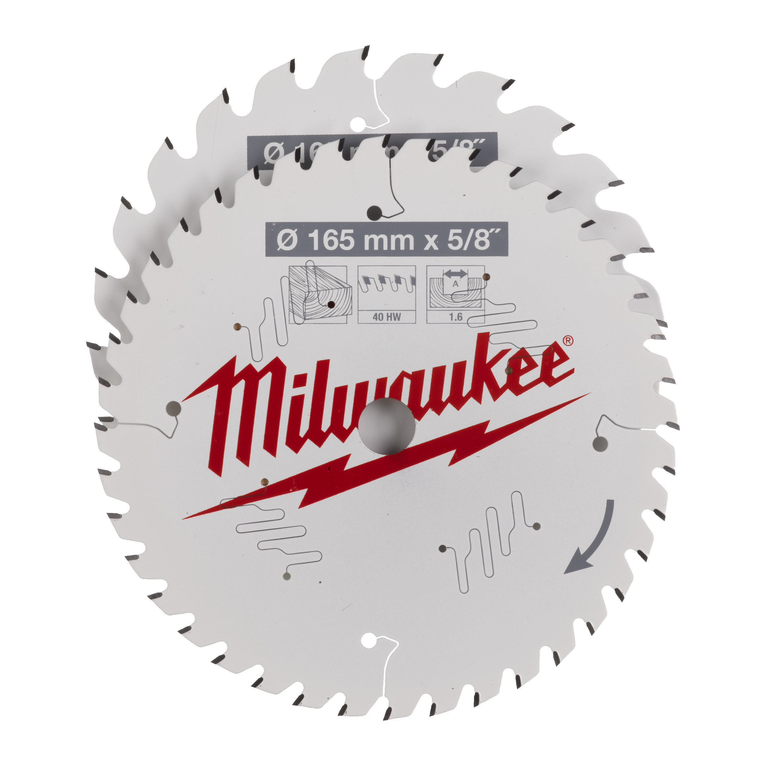 Milwaukee® Tarcze pilarskie do ręcznych pił tarczowych — CSB Twin Pack 165 x 24T/40T - 2pc