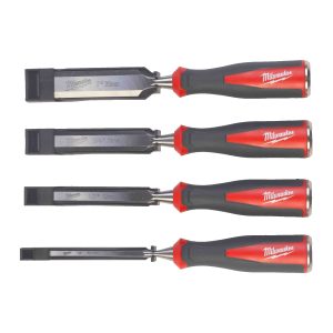 Milwaukee® Przecinaki — Beveled Edge Chisels Set 4pc
