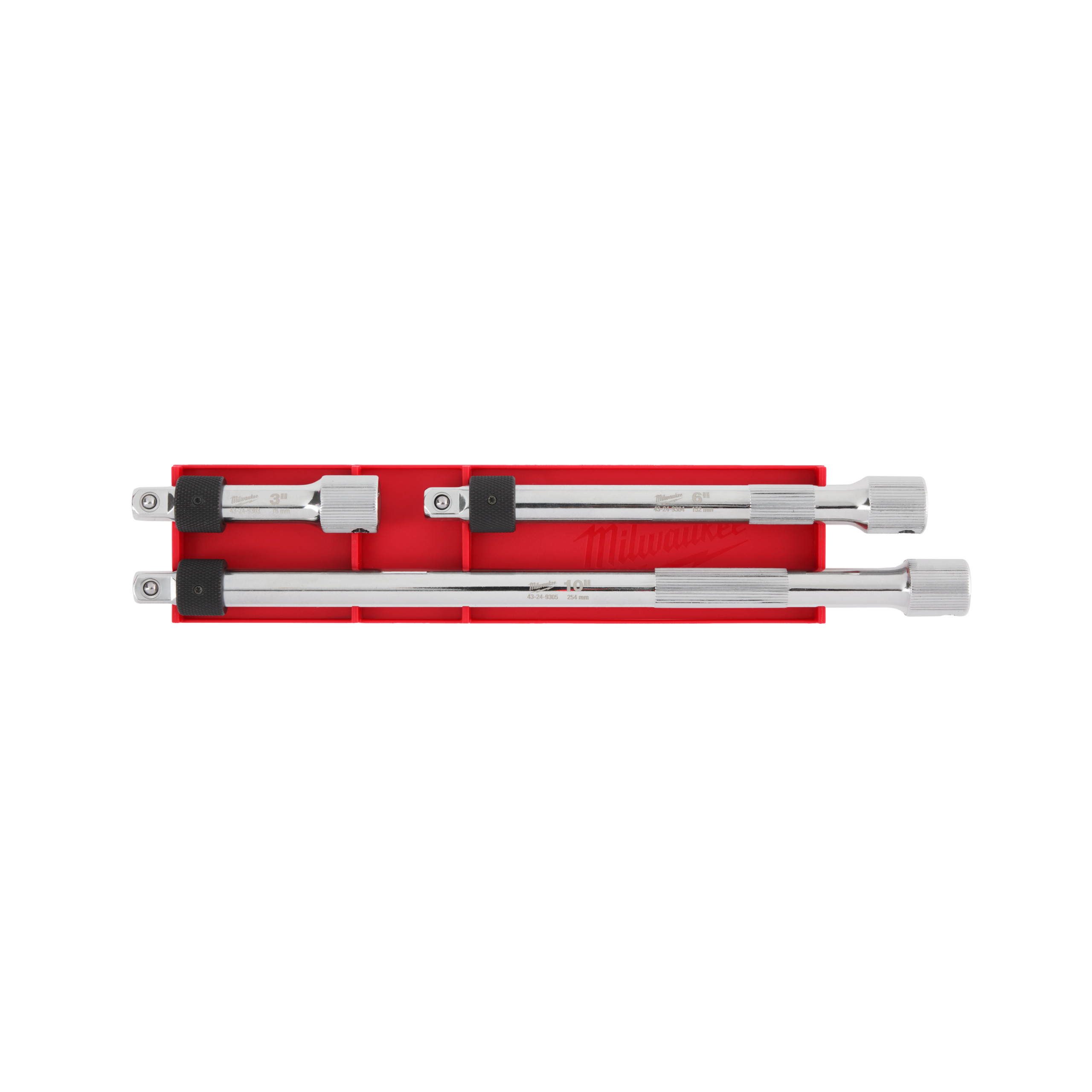 Milwaukee® 3/8" Drive Locking Extension Set — 3/8" Drive Locking Extension Set - 3 pc
