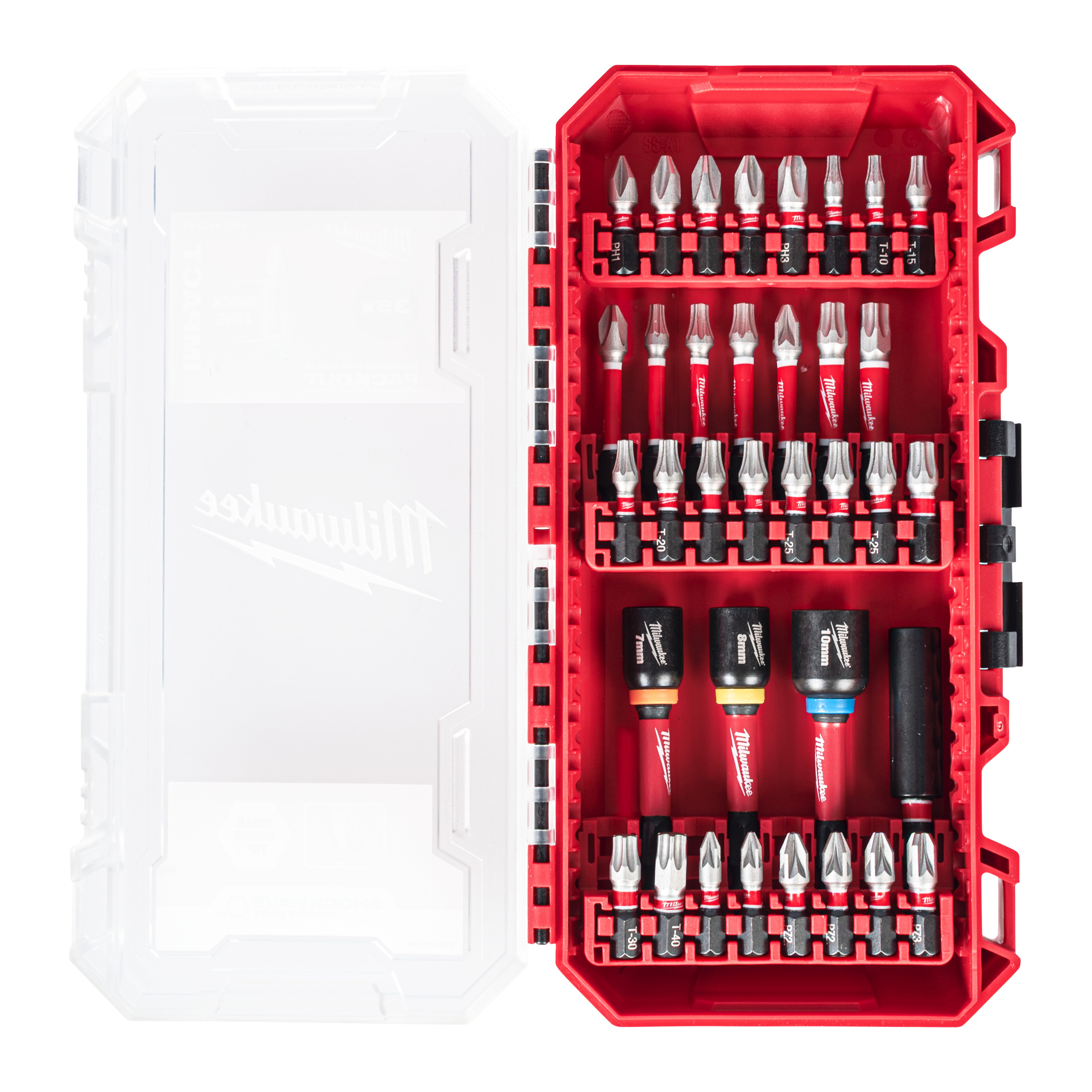 Milwaukee® Zestawy bitów udarowych SHOCKWAVE™ IMPACT DUTY — SHOCKWAVE™ Impact Duty™ bit set (35 pc)