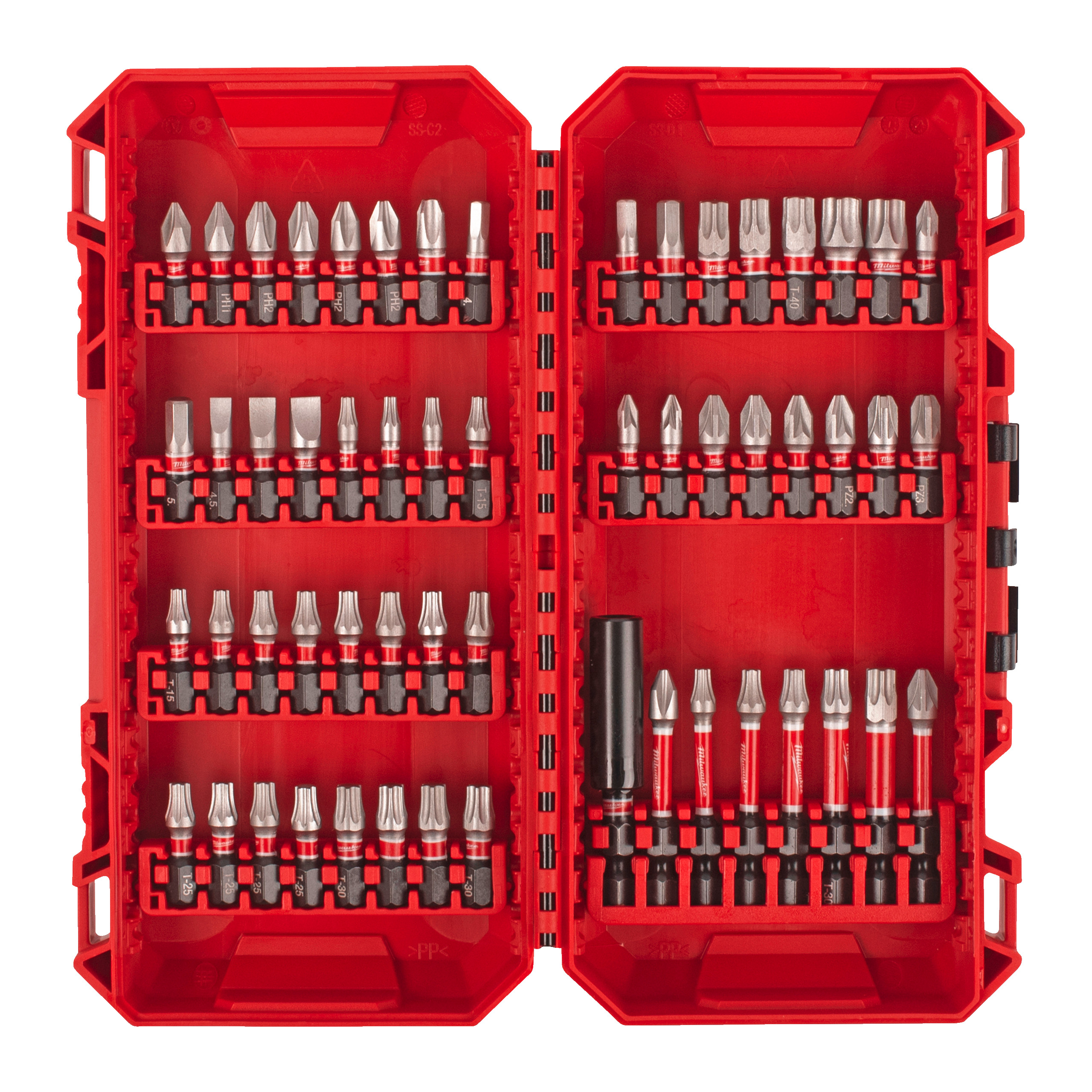 Milwaukee® Zestawy bitów udarowych SHOCKWAVE™ IMPACT DUTY — SHOCKWAVE™ Impact Duty™ bit set (56 pc)