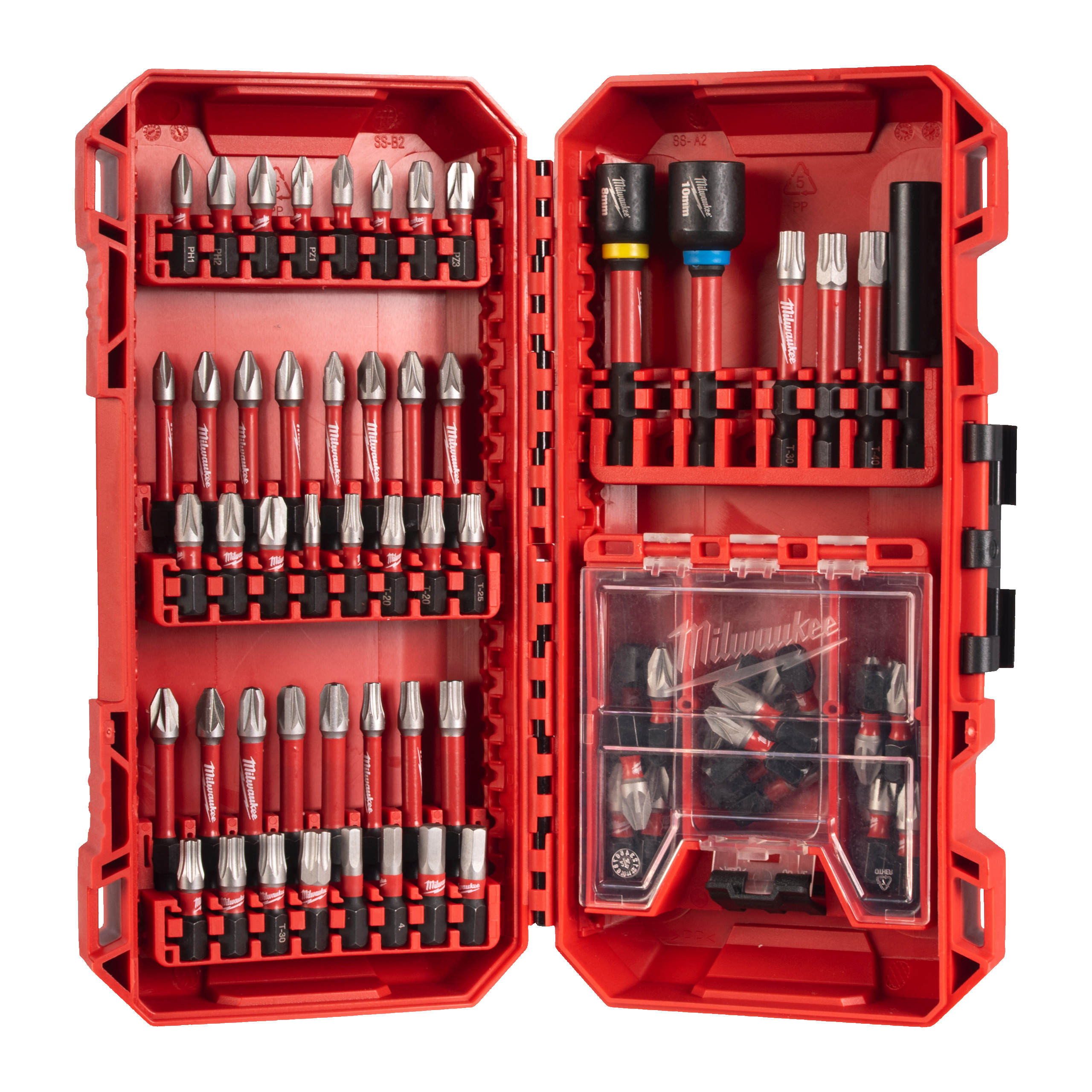 Milwaukee® Zestawy bitów udarowych SHOCKWAVE™ IMPACT DUTY — SHOCKWAVE™ Impact Duty™ bit set (70 pc)
