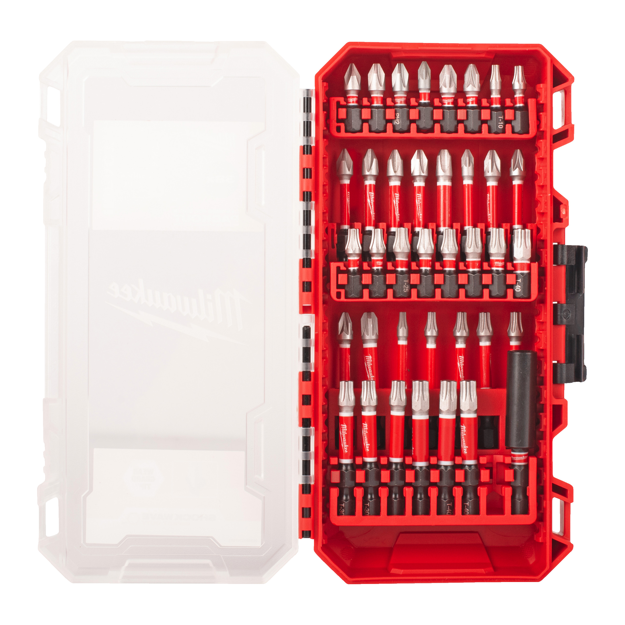 Milwaukee® Zestawy bitów udarowych SHOCKWAVE™ IMPACT DUTY — SHOCKWAVE™ Impact Duty™ bit set (38 pc)