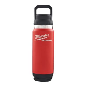 Milwaukee® Kubki i lodówki PACKOUT — Packout Bottle 710 ml Chug Lid Red