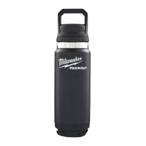 Milwaukee® Kubki i lodówki PACKOUT — Packout Bottle 710 ml Chug Lid Black