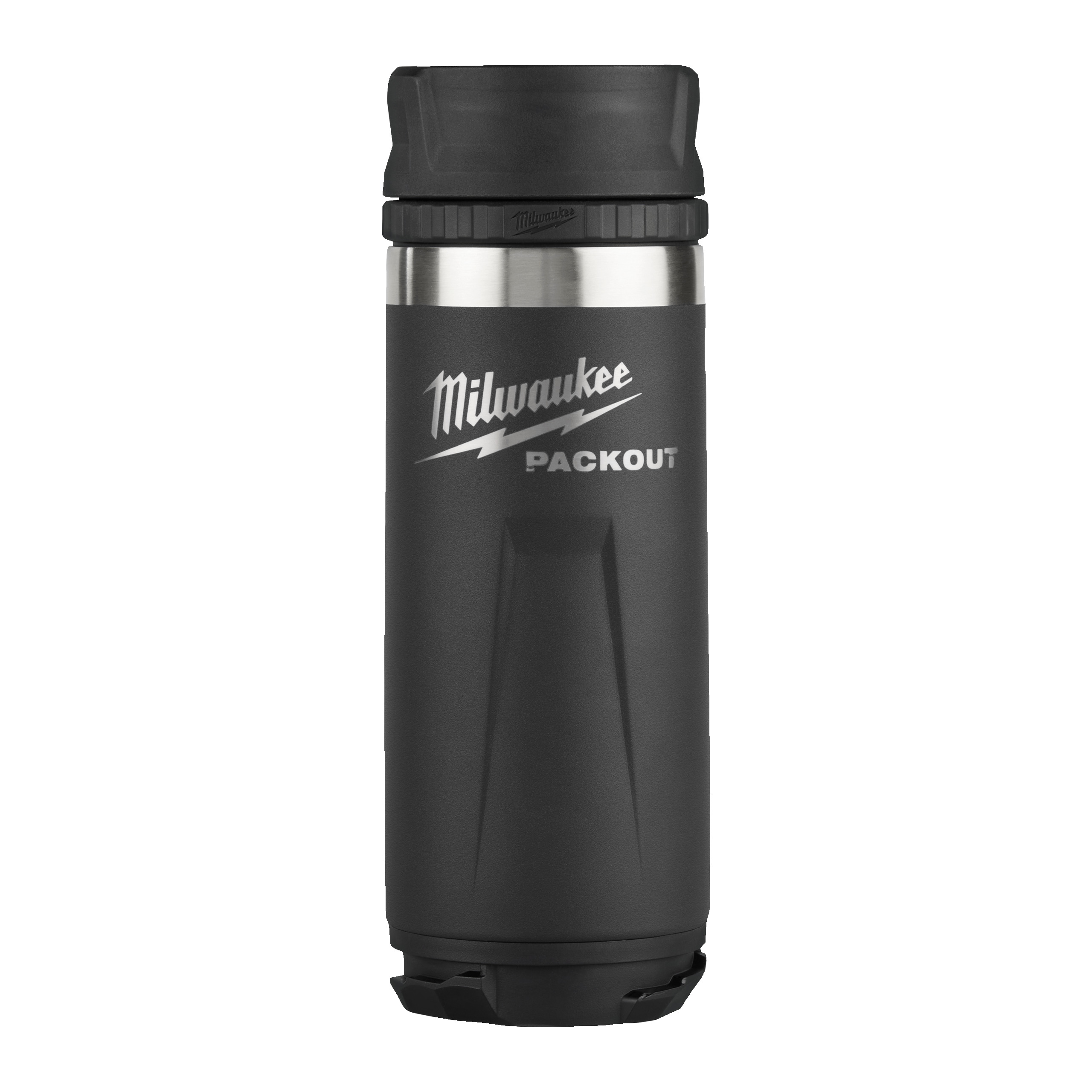 Milwaukee® Kubki i lodówki PACKOUT — Packout Bottle 532 ml Sip Lid Black