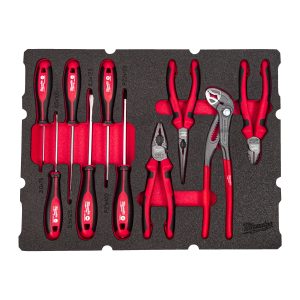 Milwaukee® Wkładki piankowe PACKOUT™ — 10 pc Packout Drawer Screwdriver & Plier Foam Insert Set