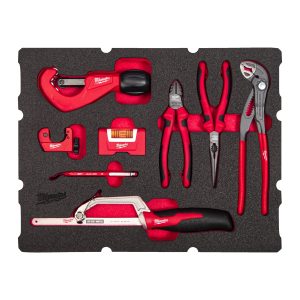 Milwaukee® Wkładki piankowe PACKOUT™ — 8 pc Packout Drawer Plumbing Foam Insert Set