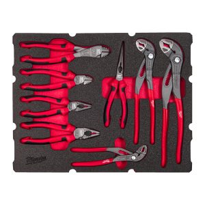 Milwaukee® Wkładki piankowe PACKOUT™ — 8 pc Packout Drawer Pliers Foam Insert Set