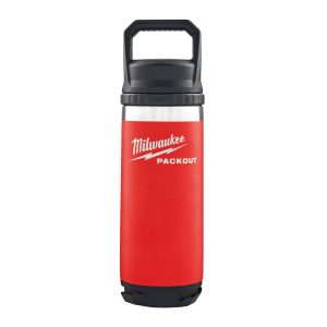 Milwaukee® Kubki i lodówki PACKOUT — Packout Bottle 532 ml Chug Lid Red