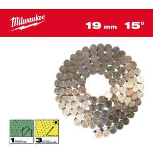 Milwaukee® Gwoździe i zszywki — 15° RH 3.05 x 19 mm / RS / G-2880