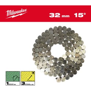 Milwaukee® Gwoździe i zszywki — 15° RH 3.05 x 32 mm / RS / G-2160