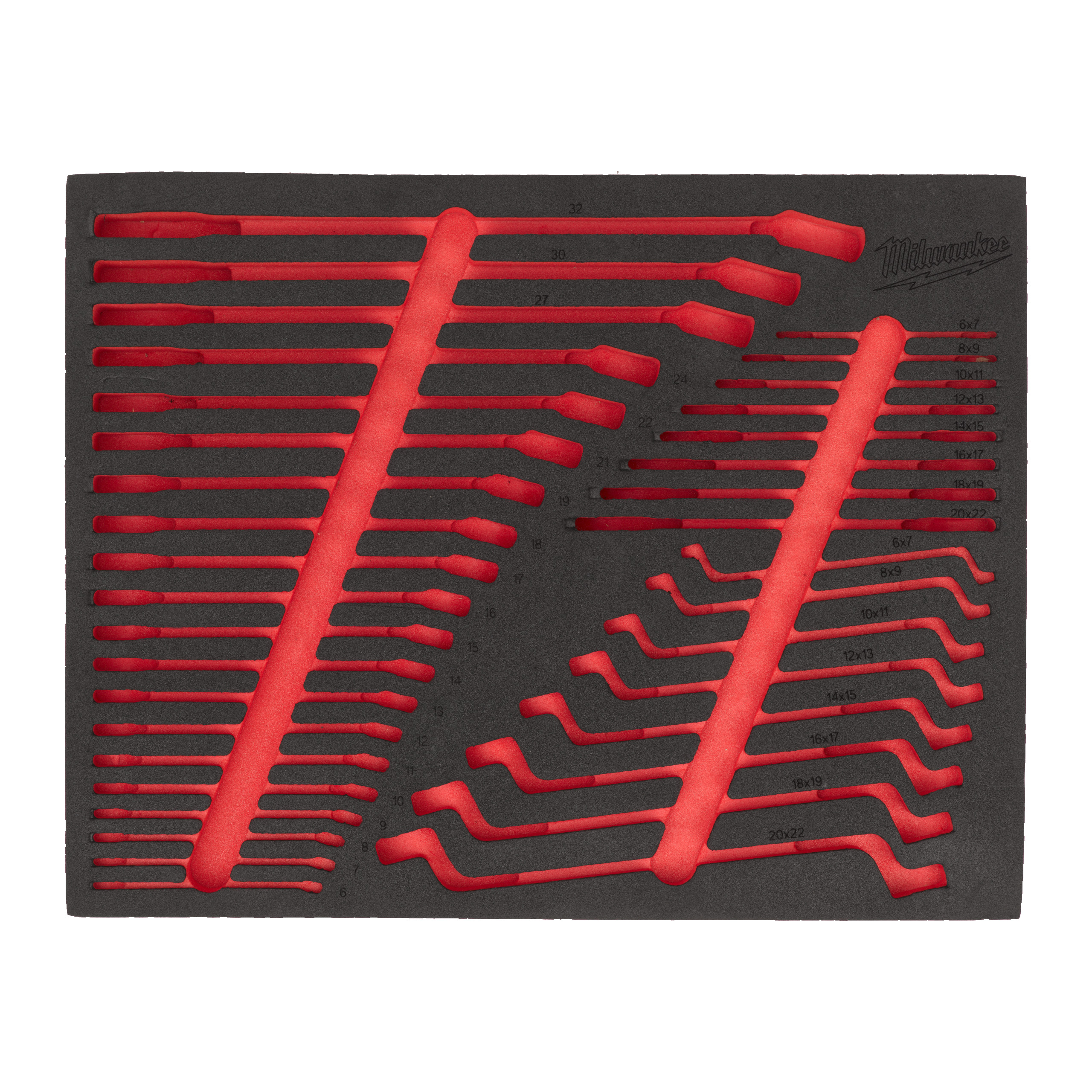 Milwaukee® Wkłady piankowe do stalowych systemów przechowywania TOOLGUARD™