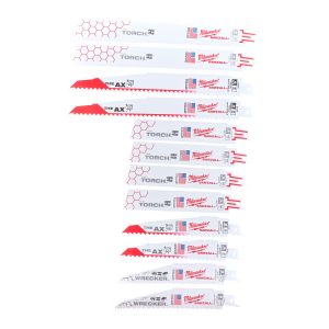 Milwaukee® Zestawy brzeszczotów SAWZALL® — Sawzall Blade Set 3 - 12 pc