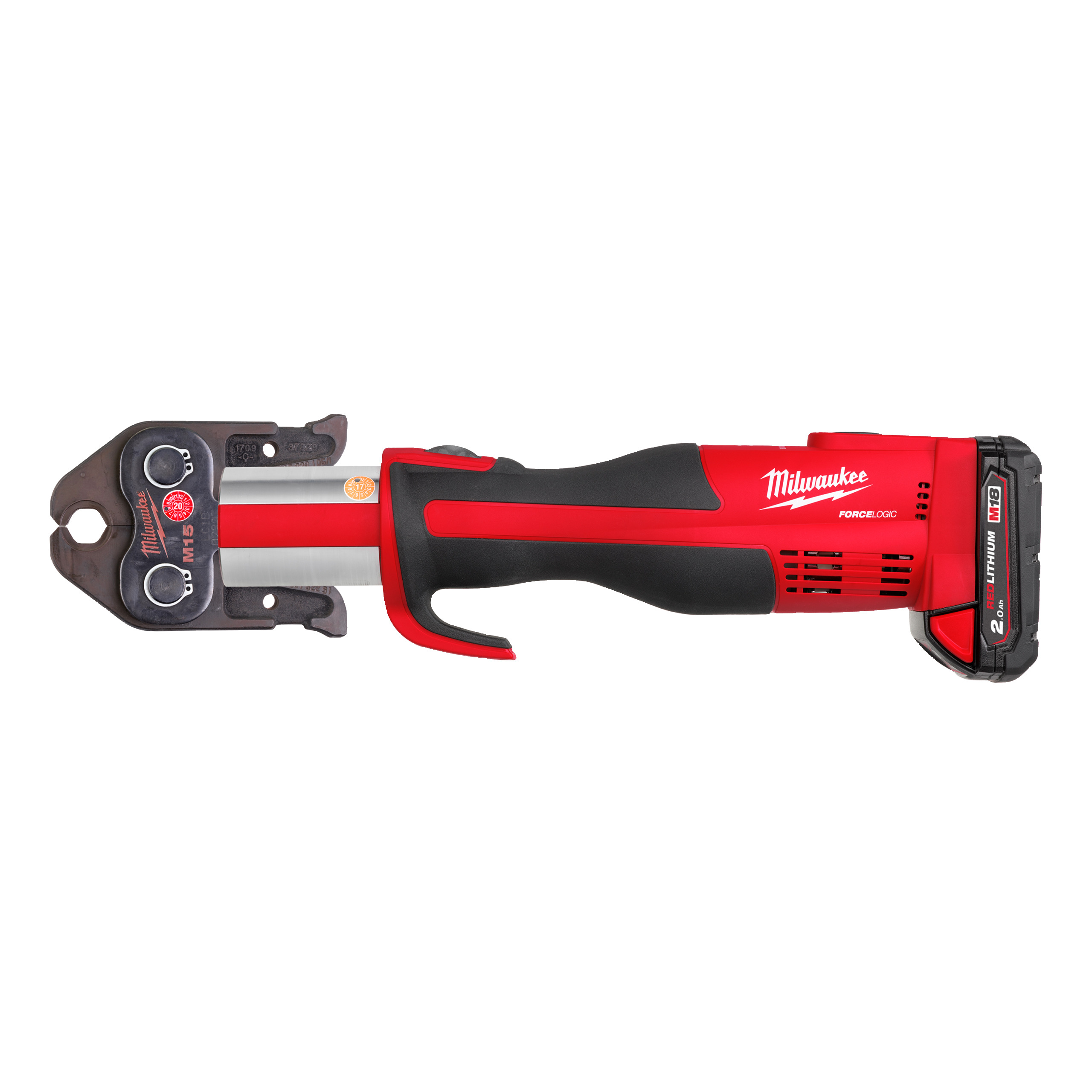 Milwaukee® Narzędzia do zaciskania — M18 BLHPT-202C Geberit Mapress Set