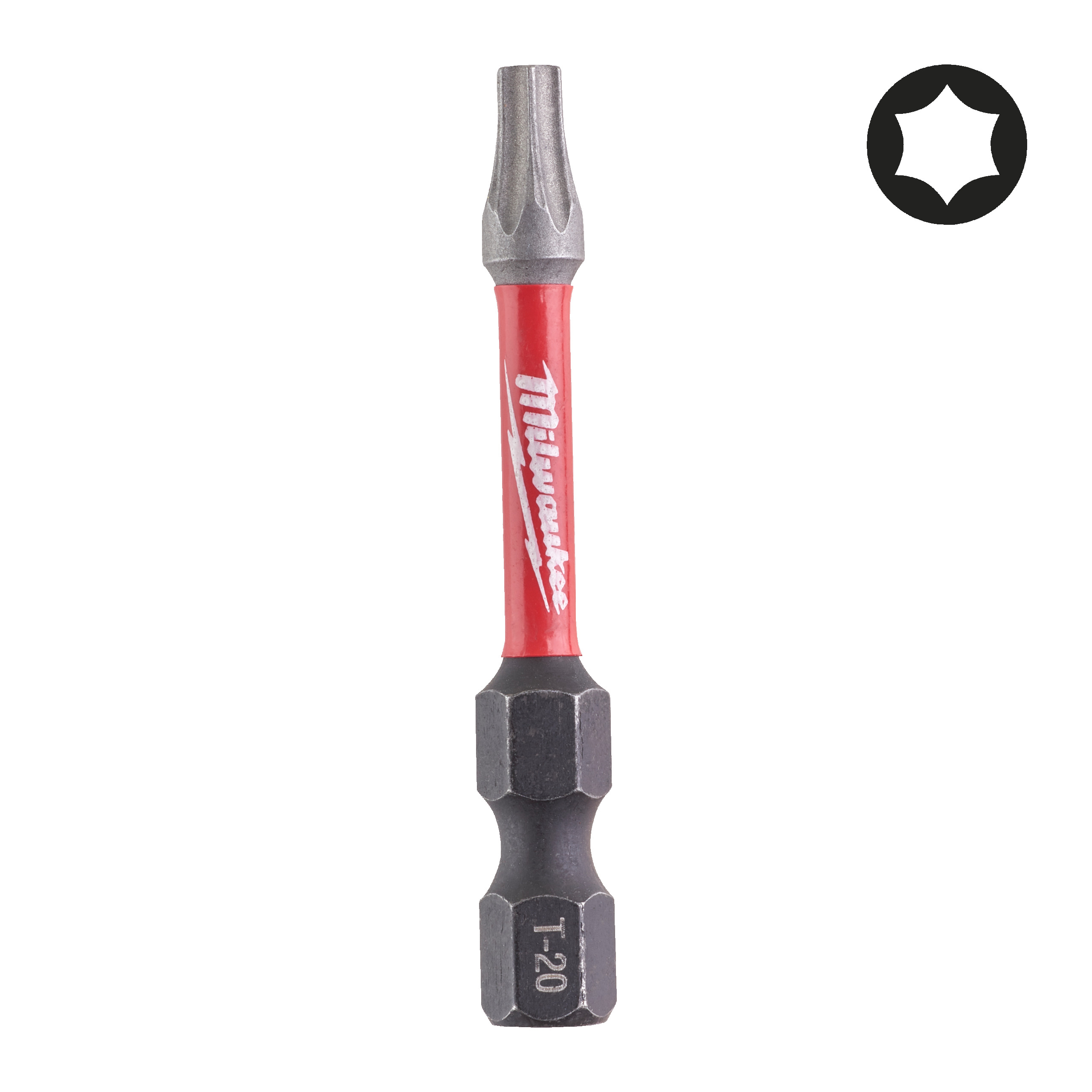 Milwaukee® Bity udarowe SHOCKWAVE™ — CD Tic Tac TX20 x 50 mm (10 pcs) - 10 pcs
