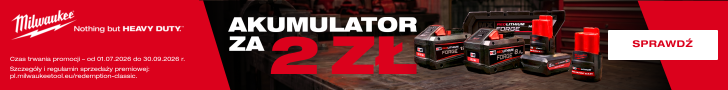Akumulator Milwaukee za 2 zł - promocja do 30.09.2026